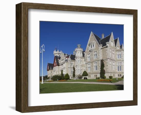 Palacio De La Magdalena, Santander, Spain-Walter Bibikow-Framed Photographic Print