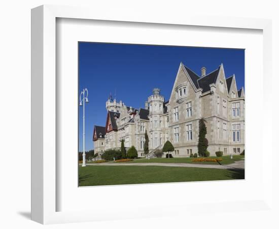 Palacio De La Magdalena, Santander, Spain-Walter Bibikow-Framed Photographic Print