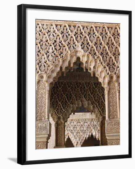 Palacio De Los Leones, Nasrid Palaces, Alhambra, UNESCO World Heritage Site, Granada, Andalucia, Sp-Godong-Framed Photographic Print