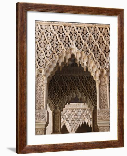 Palacio De Los Leones, Nasrid Palaces, Alhambra, UNESCO World Heritage Site, Granada, Andalucia, Sp-Godong-Framed Photographic Print