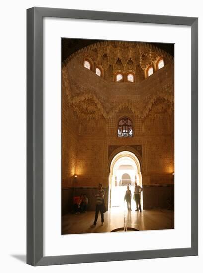 Palacio De Los Leones, One of the Three Palaces That Forms the Palacio Nazaries, Alhambra-Yadid Levy-Framed Photographic Print