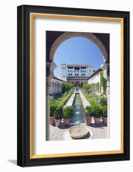 Palacio Del Generalife, Alhambra, Granada, Andalucia, Spain-Rob Tilley-Framed Photographic Print