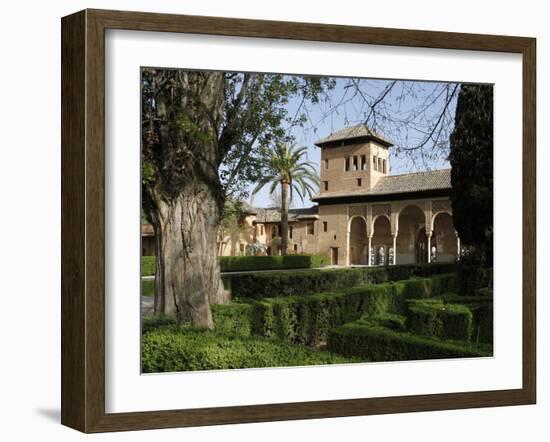 Palacio Del Partal, Alhambra, UNESCO World Heritage Site, Granada, Andalucia, Spain, Europe-Godong-Framed Photographic Print