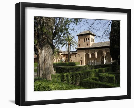 Palacio Del Partal, Alhambra, UNESCO World Heritage Site, Granada, Andalucia, Spain, Europe-Godong-Framed Photographic Print