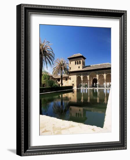 Palacio Del Partal Reflected in Pool, Alhambra, Unesco World Heritage Site, Andalucia, Spain-Ruth Tomlinson-Framed Photographic Print