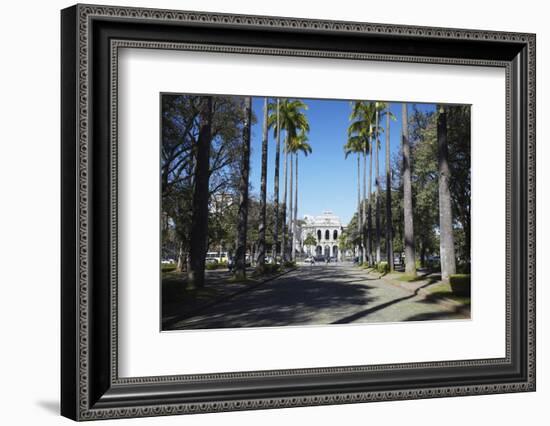 Palacio do Governo (Palace of the Government), Praca da Liberdade, Belo Horizonte, Brazil-Ian Trower-Framed Photographic Print