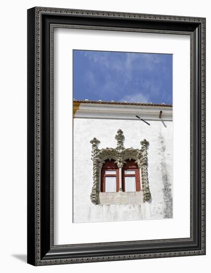 Palacio Nacional, Facade, Detail, Sintra, Unesco-World Cultural Heritage, Lisbon, Portugal-Axel Schmies-Framed Photographic Print