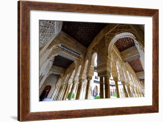 Palacios Nazaries, the Alhambra, Granada, Andalucia, Spain-Carlo Morucchio-Framed Photographic Print