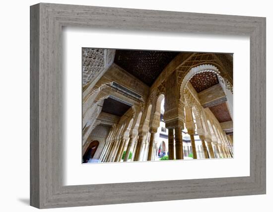 Palacios Nazaries, the Alhambra, Granada, Andalucia, Spain-Carlo Morucchio-Framed Photographic Print