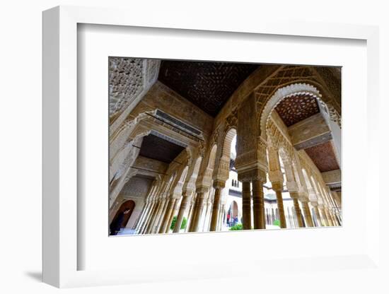 Palacios Nazaries, the Alhambra, Granada, Andalucia, Spain-Carlo Morucchio-Framed Photographic Print
