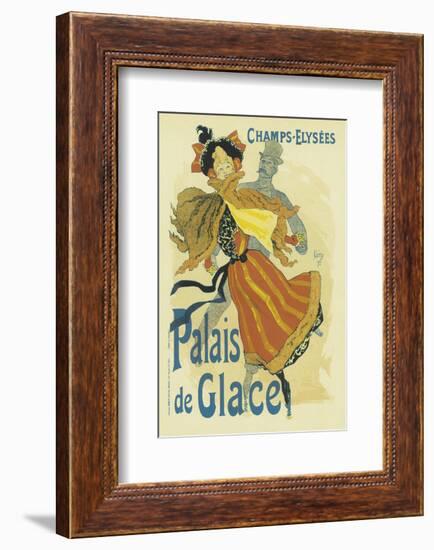 Palais De Glace, Champs-Elysees-Jules Chéret-Framed Art Print