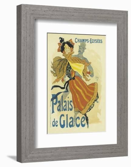 Palais De Glace, Champs-Elysees-Jules Chéret-Framed Art Print