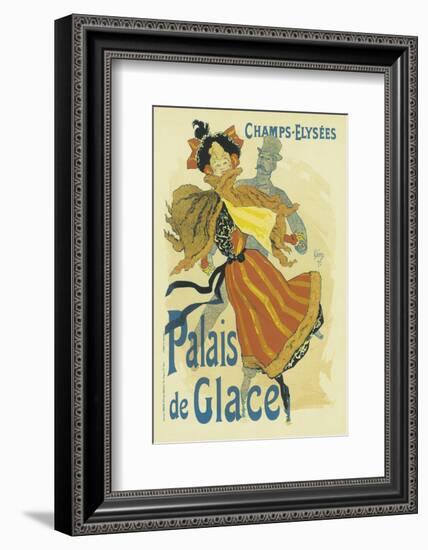 Palais De Glace, Champs-Elysees-Jules Chéret-Framed Art Print