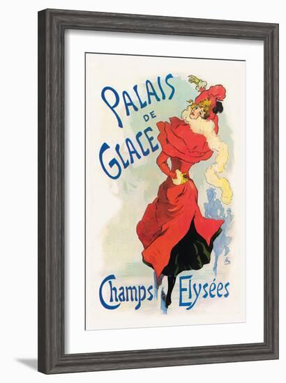 Palais de Glace: Champs Elysees-Jules Ch?ret-Framed Art Print