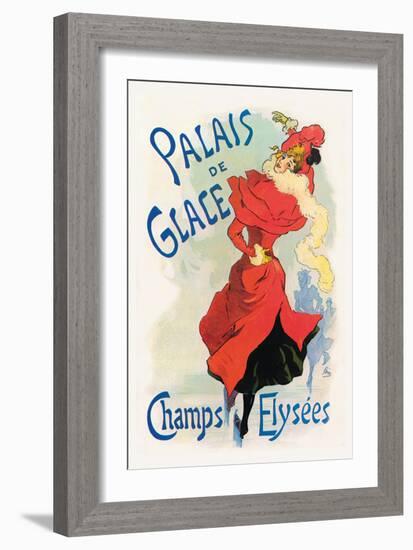 Palais de Glace: Champs Elysees-Jules Ch?ret-Framed Art Print