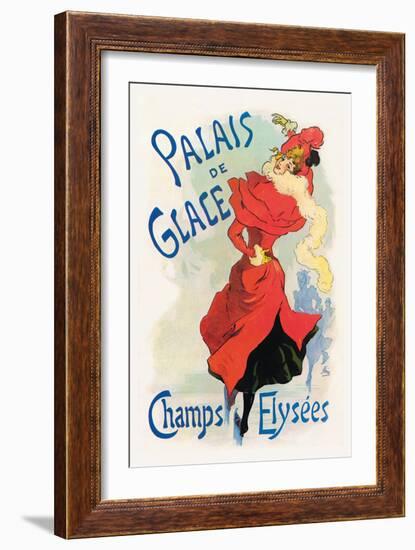 Palais de Glace: Champs Elysees-Jules Ch?ret-Framed Art Print