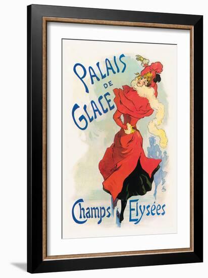 Palais de Glace: Champs Elysees-Jules Ch?ret-Framed Art Print