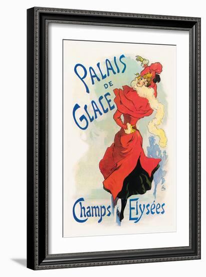 Palais de Glace: Champs Elysees-Jules Ch?ret-Framed Art Print