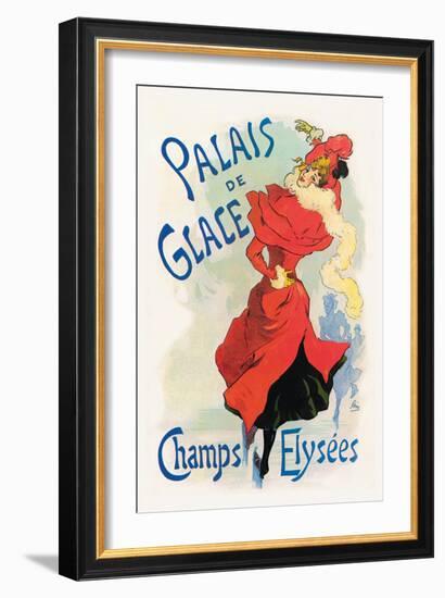 Palais de Glace: Champs Elysees-Jules Ch?ret-Framed Art Print