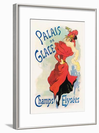 Palais de Glace: Champs Elysees-Jules Ch?ret-Framed Art Print