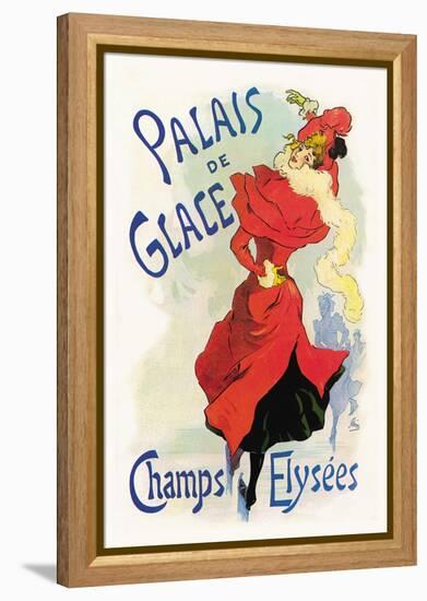 Palais de Glace: Champs Elysees-Jules Chéret-Framed Stretched Canvas