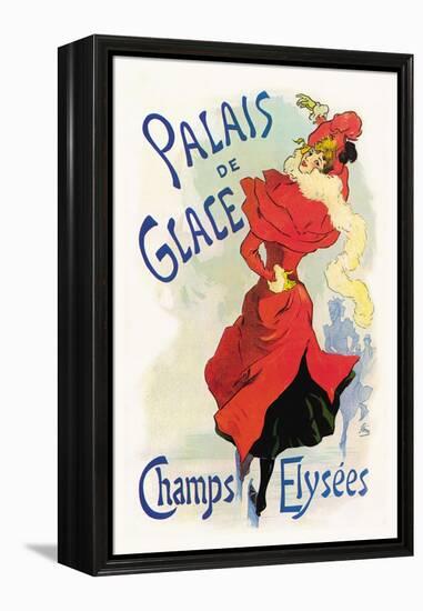 Palais de Glace: Champs Elysees-Jules Chéret-Framed Stretched Canvas