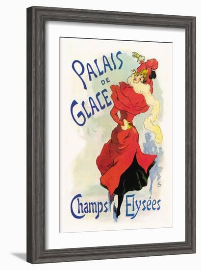 Palais de Glace: Champs Elysees-Jules Chéret-Framed Art Print