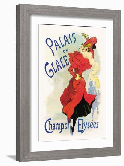 Palais de Glace: Champs Elysees-Jules Chéret-Framed Art Print