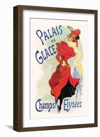 Palais de Glace: Champs Elysees-Jules Chéret-Framed Art Print