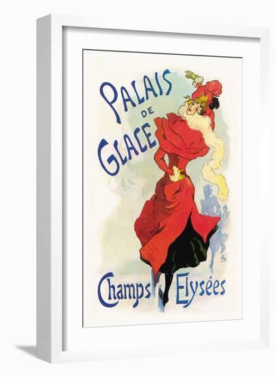 Palais de Glace: Champs Elysees-Jules Chéret-Framed Art Print