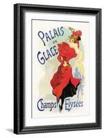 Palais de Glace: Champs Elysees-Jules Chéret-Framed Art Print