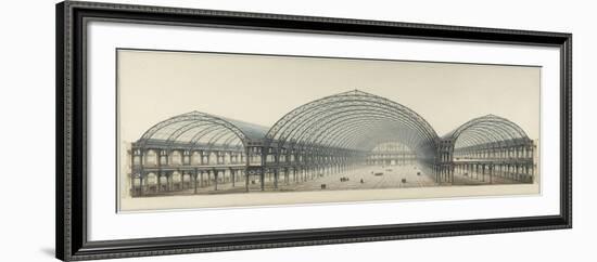 Palais de l'Industrie : coupe transversale-Max Berthelin-Framed Giclee Print