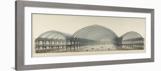 Palais de l'Industrie : coupe transversale-Max Berthelin-Framed Giclee Print