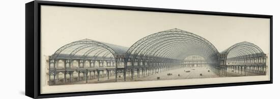 Palais de l'Industrie : coupe transversale-Max Berthelin-Framed Premier Image Canvas