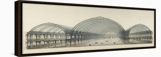 Palais de l'Industrie : coupe transversale-Max Berthelin-Framed Premier Image Canvas