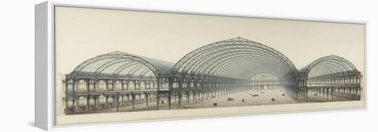 Palais de l'Industrie : coupe transversale-Max Berthelin-Framed Premier Image Canvas