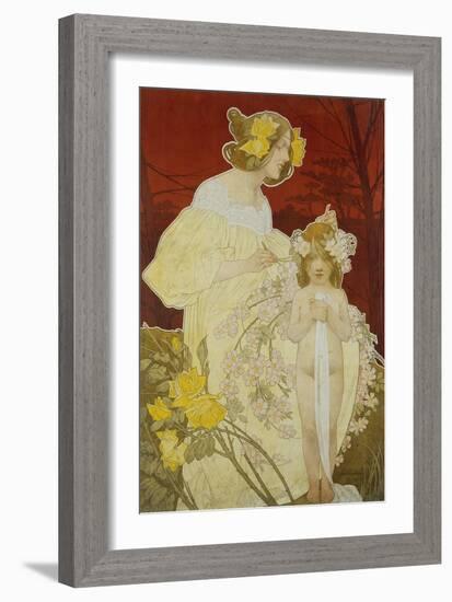 Palais De La Femme. Exposition De 1900-Henri Privat-Livemont-Framed Giclee Print