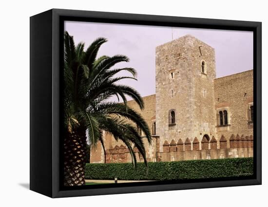 Palais Des Rois De Majorque, Perpignan, Pyrenees-Orientales, Languedoc-Roussillon, France-David Hughes-Framed Premier Image Canvas