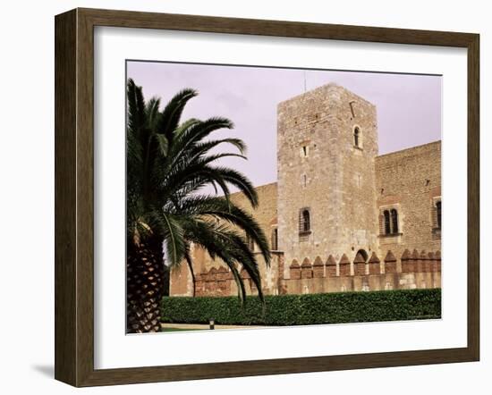 Palais Des Rois De Majorque, Perpignan, Pyrenees-Orientales, Languedoc-Roussillon, France-David Hughes-Framed Photographic Print