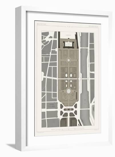 Palais Des Tuileries, Paris I-Vision Studio-Framed Art Print