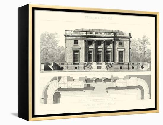 Palais Du Petit Trianon-E. Obermayer-Framed Stretched Canvas