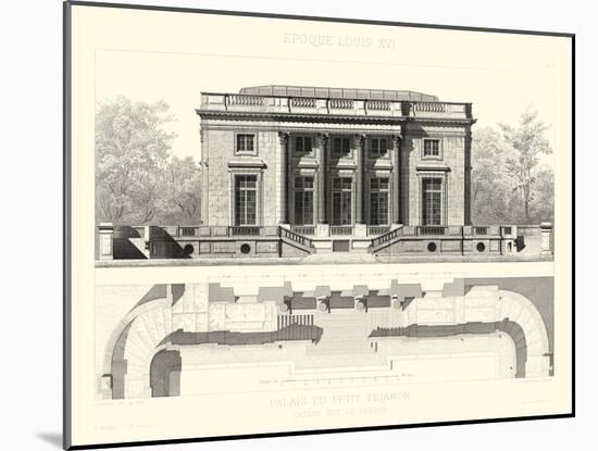 Palais Du Petit Trianon-E. Obermayer-Mounted Art Print