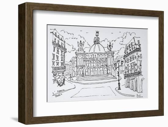 Palais Garnier Opera house, Paris, France-Richard Lawrence-Framed Photographic Print