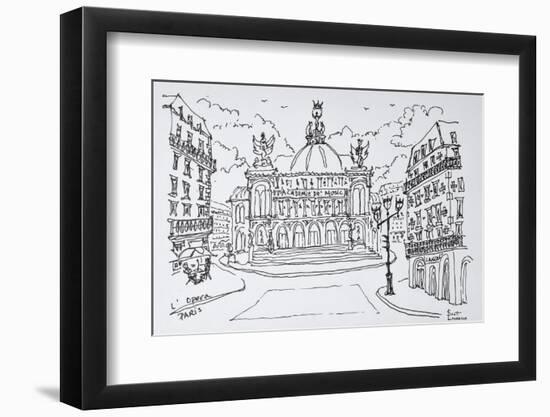 Palais Garnier Opera house, Paris, France-Richard Lawrence-Framed Photographic Print