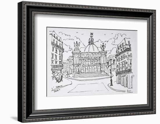 Palais Garnier Opera house, Paris, France-Richard Lawrence-Framed Photographic Print