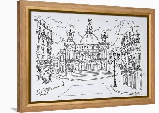 Palais Garnier Opera house, Paris, France-Richard Lawrence-Framed Premier Image Canvas