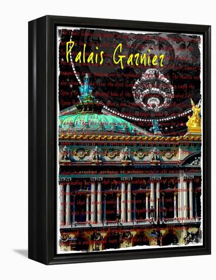 Palais Garnier Paris, Opera House 3-Victoria Hues-Framed Premier Image Canvas