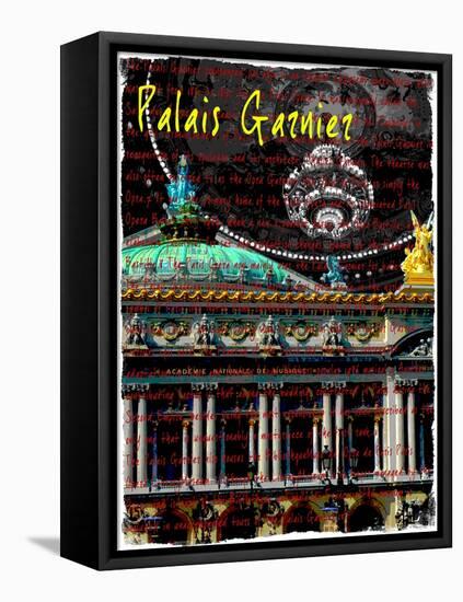 Palais Garnier Paris, Opera House 3-Victoria Hues-Framed Premier Image Canvas