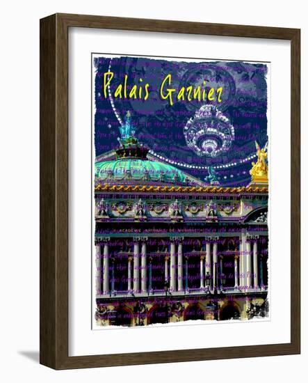 Palais Garnier Paris, Opera House 4-Victoria Hues-Framed Giclee Print