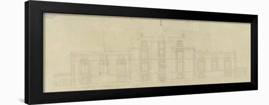 Palais Nathaniel de Rothschild : projet de façade-Antoine Zoegger-Framed Giclee Print
